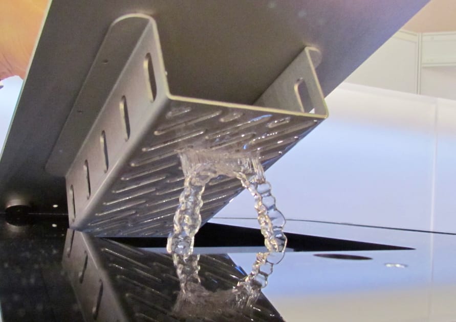  A sample transparent 3D print from W2P's SolFlex system 