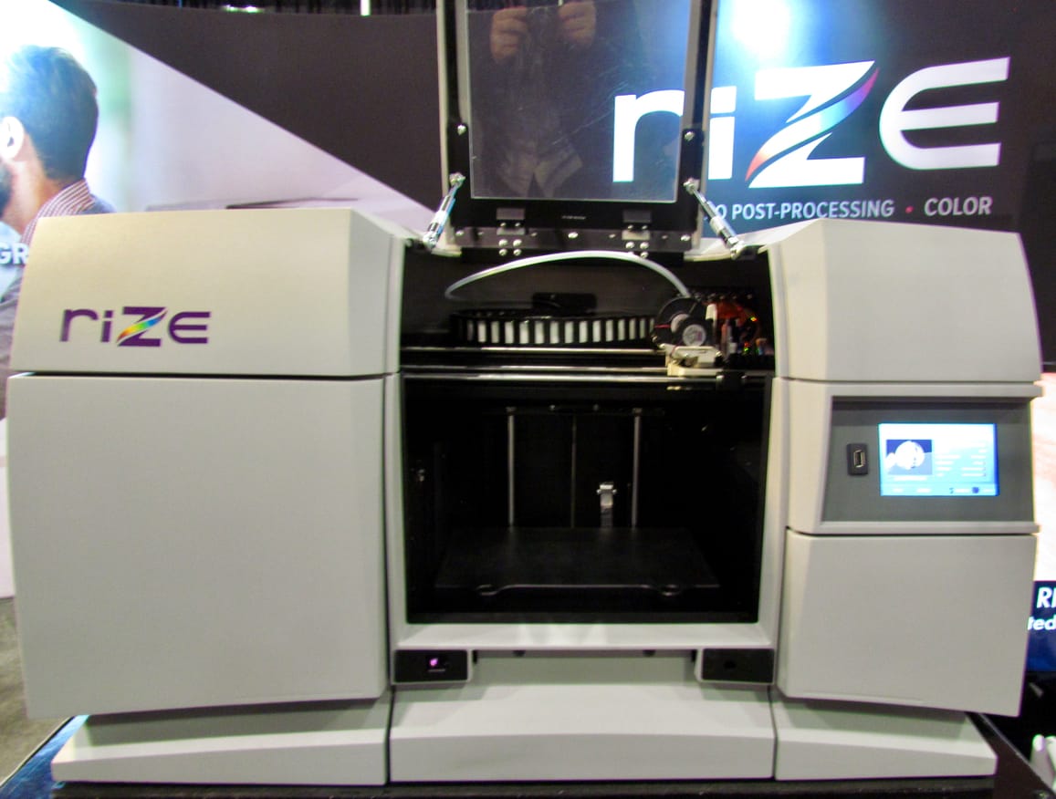 The Rize 3D printing system 