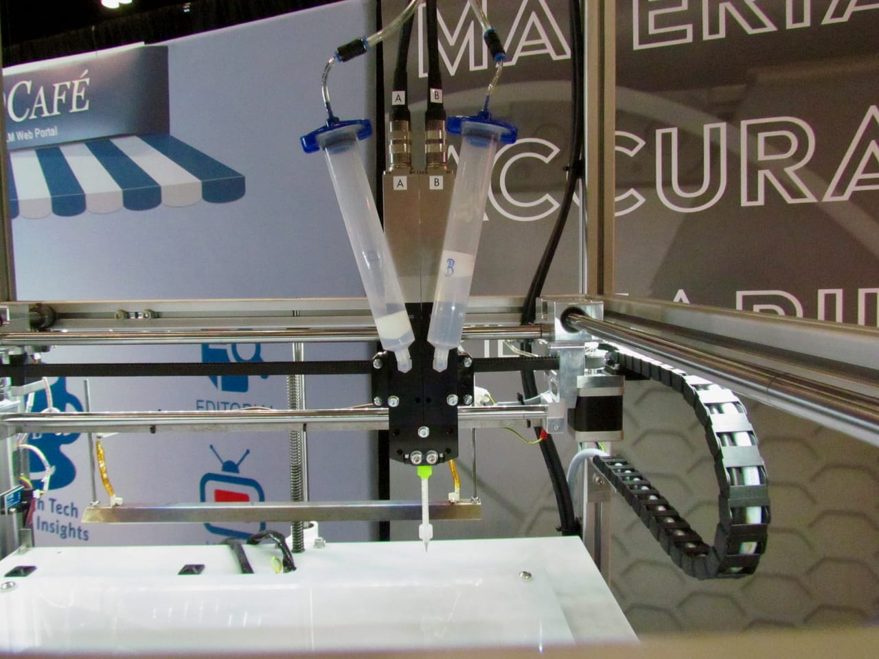  German RepRap's two-step silicone 3D printing process 