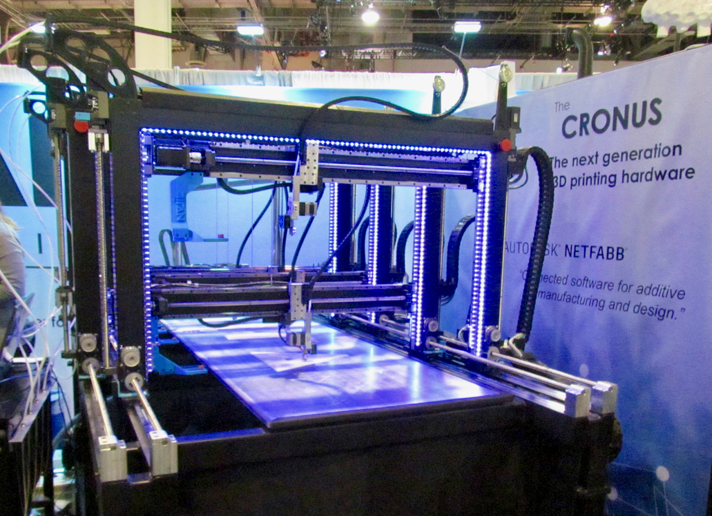  The gigantic Cronus multi-head 3D printer, based on Autodesk's Escher concept  