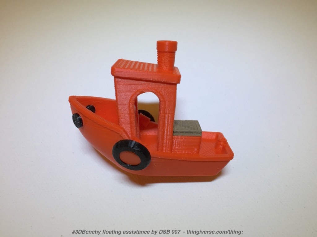  A fully equipped #3DBenchy print 