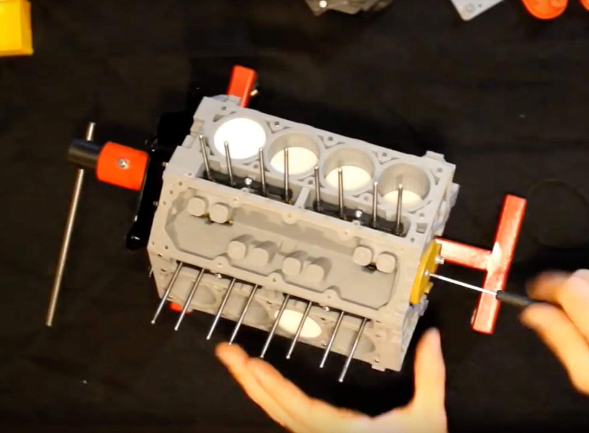  Assembling the 3D printed Chevy Camaro LS3 V8 engine 