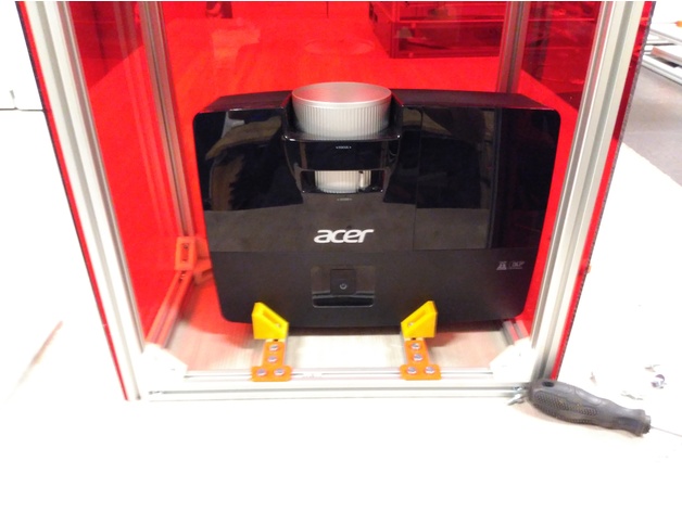  The projector in the RooBee One 3D printer 