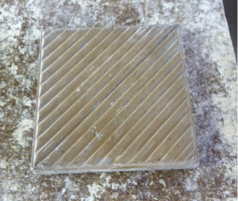  An original ceramic tile requiring replication 