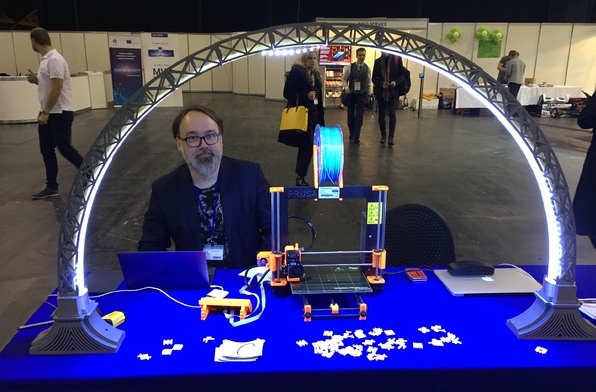  A circular version of the 3D printed LED Bridge 