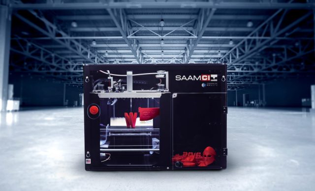  The SAAM 3D plastic printer from Cincinnati Inc. 