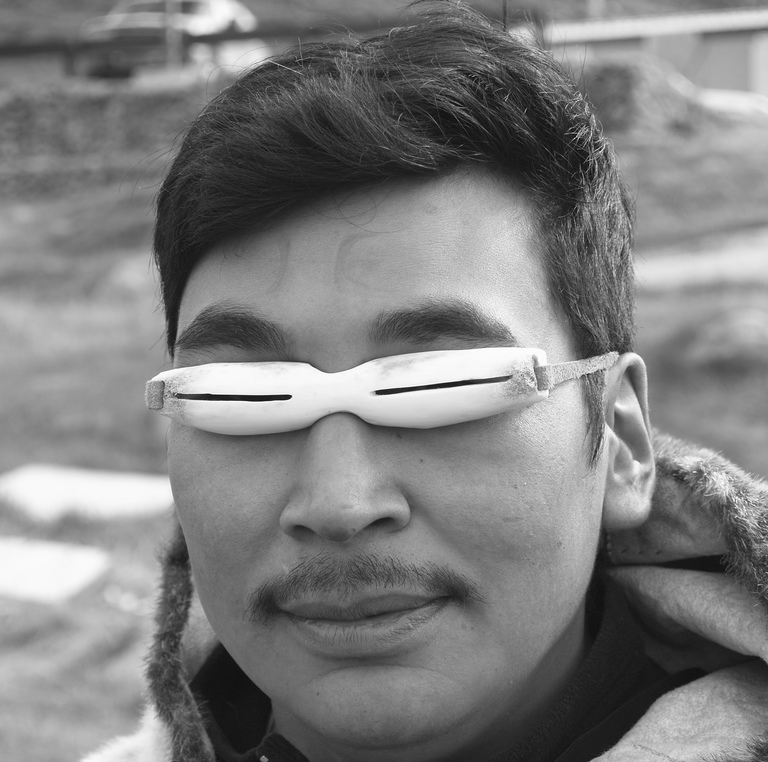  Traditional Inuit snow goggles 