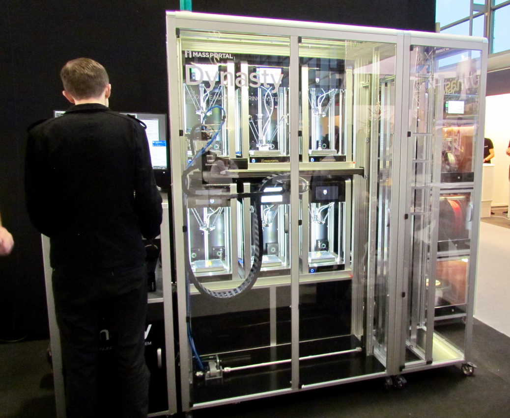  The Dynasty rack-mount 3D printing system from Mass Portal 