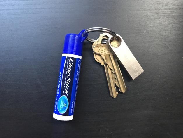  The Chapstick Keychain Cap 3D print 