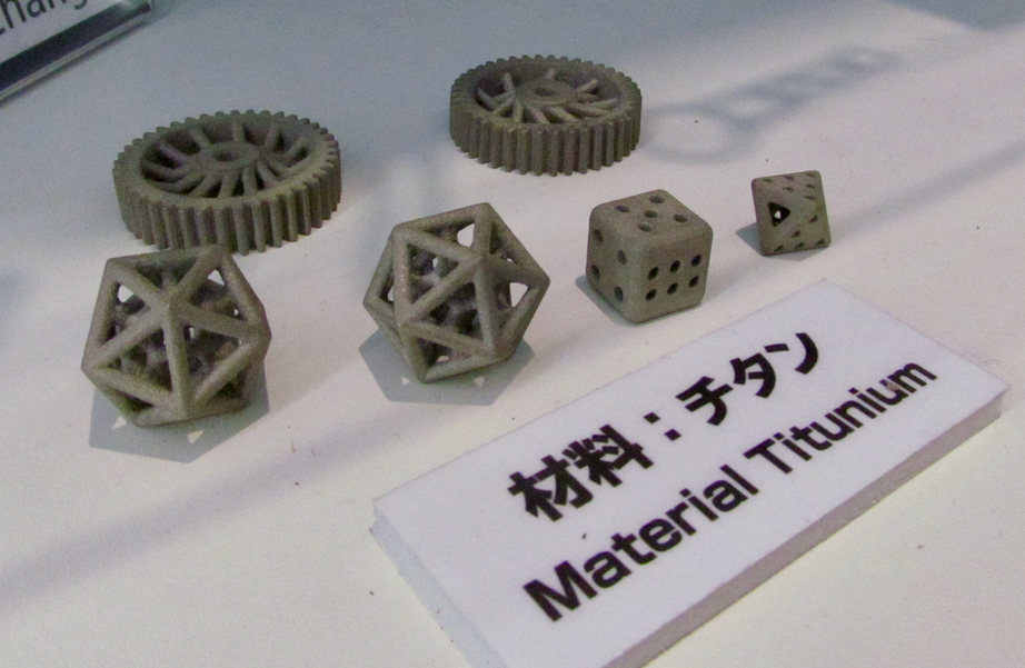  Titanium parts 3D printed on a secret Ricoh 3D printer not yet released 