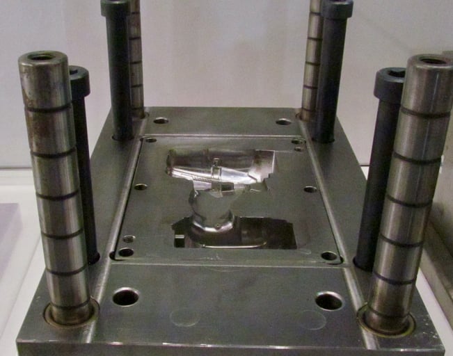  An example injection mold produced directly on the Matsuura Lumex 3D metal printer 