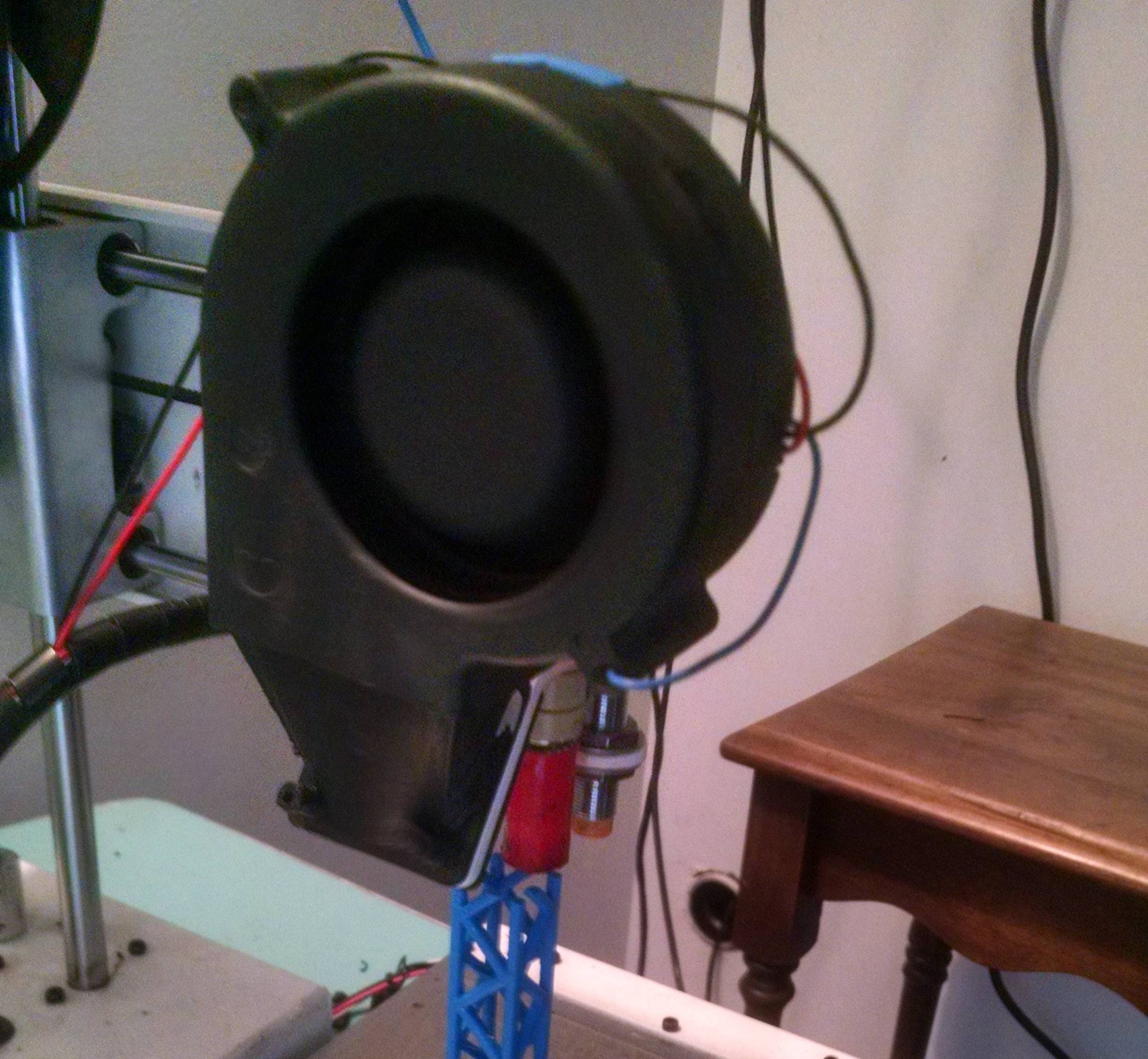  An extreme cooling system rigged up on a desktop 3D printer 