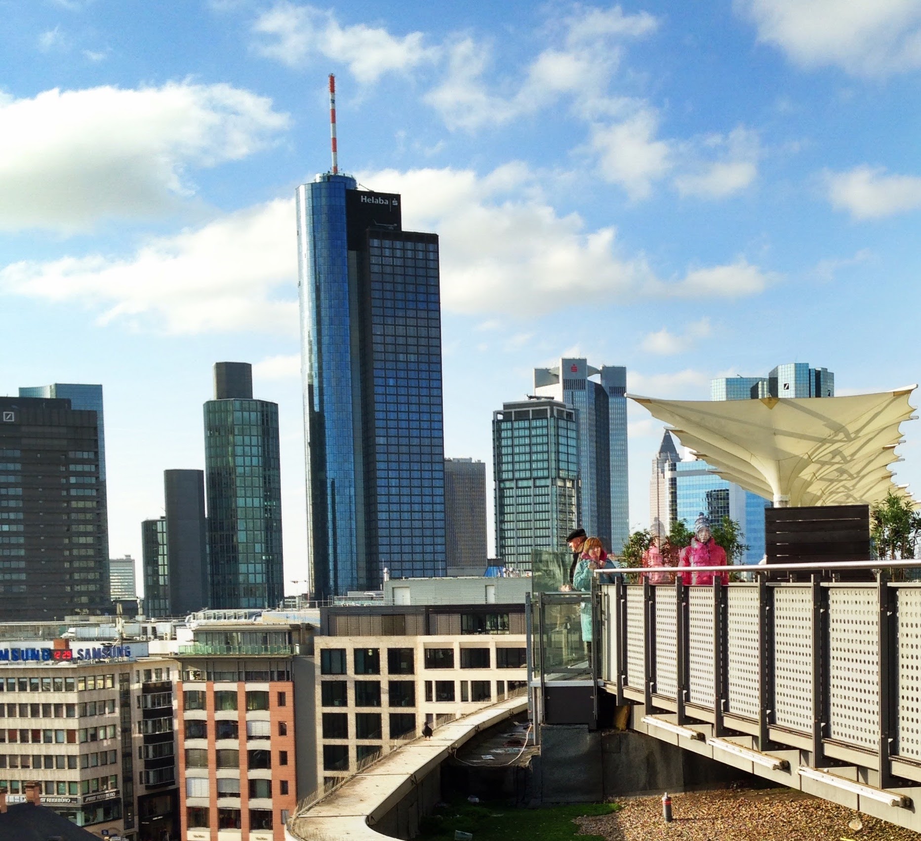  The skyline of Frankfurt, Germany 