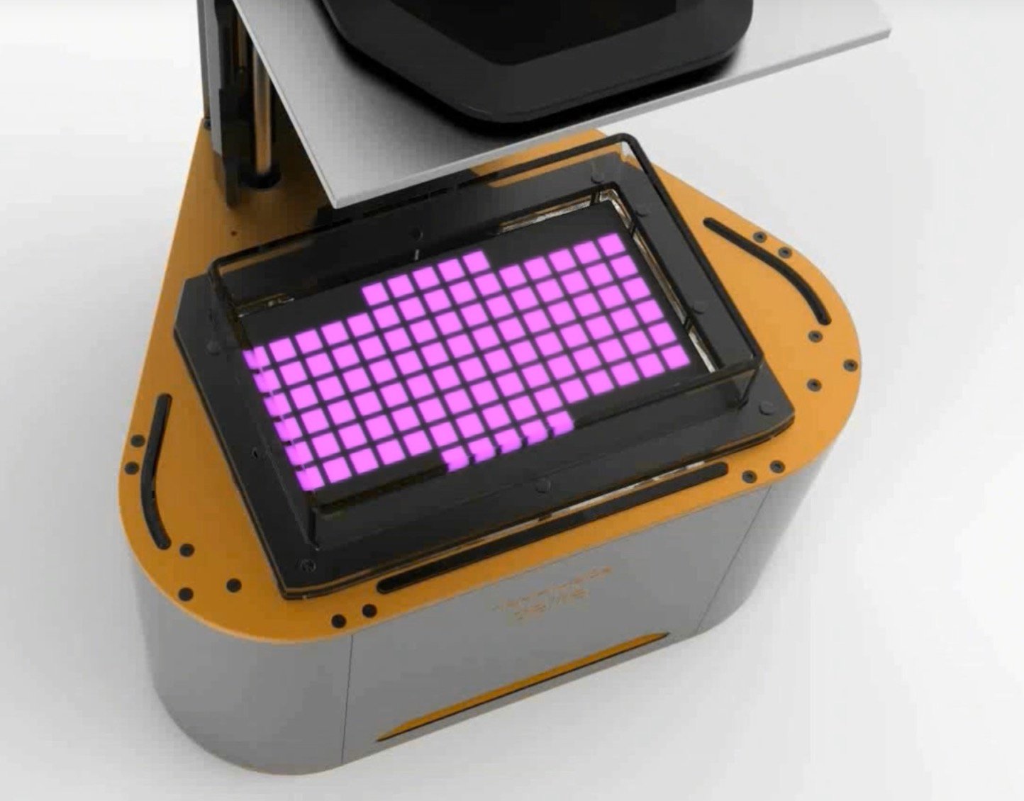  The Morpheus Delta 3D printer showing its illumination system 
