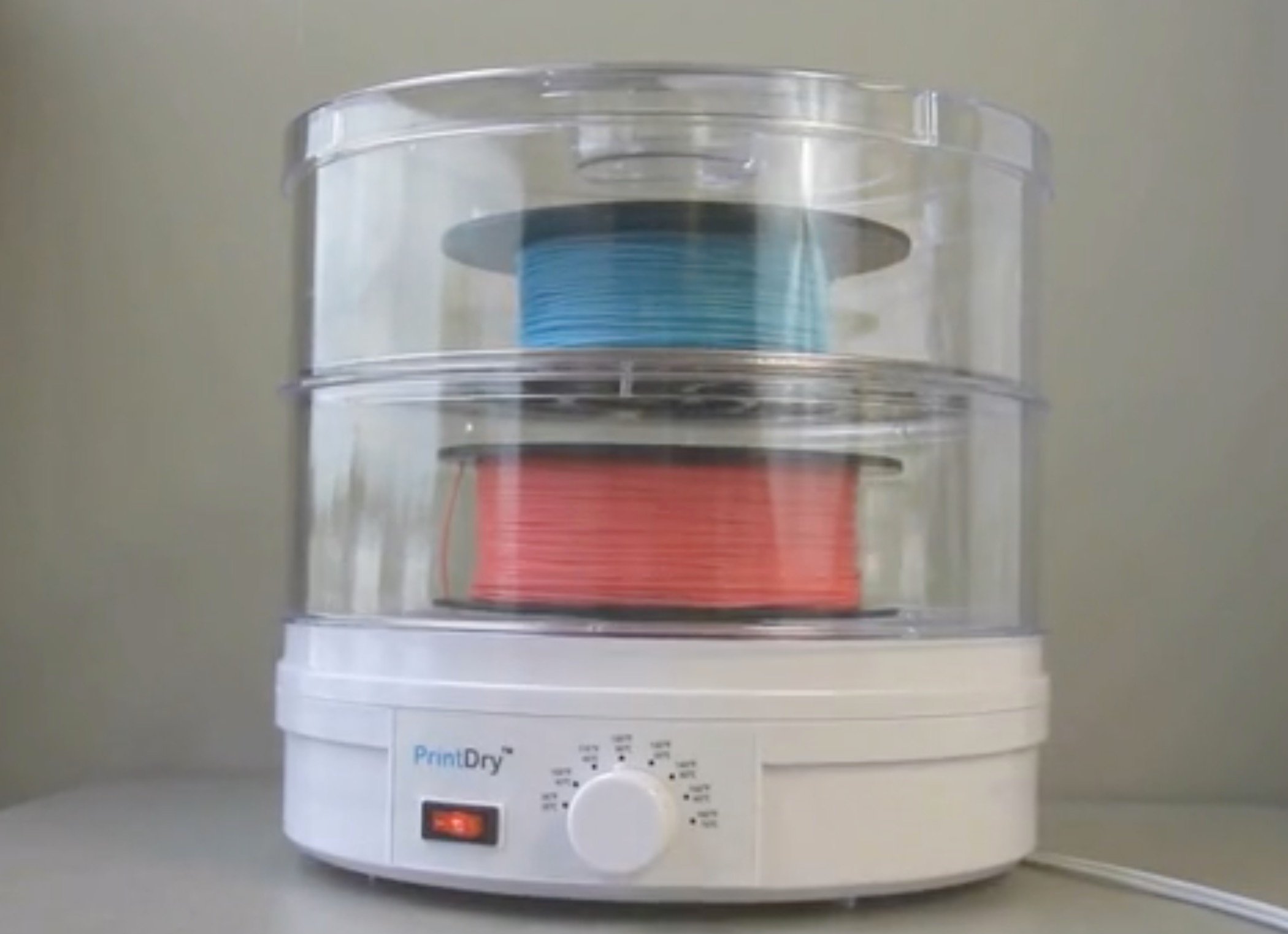  The PrintDry 3D printer filament quality system 
