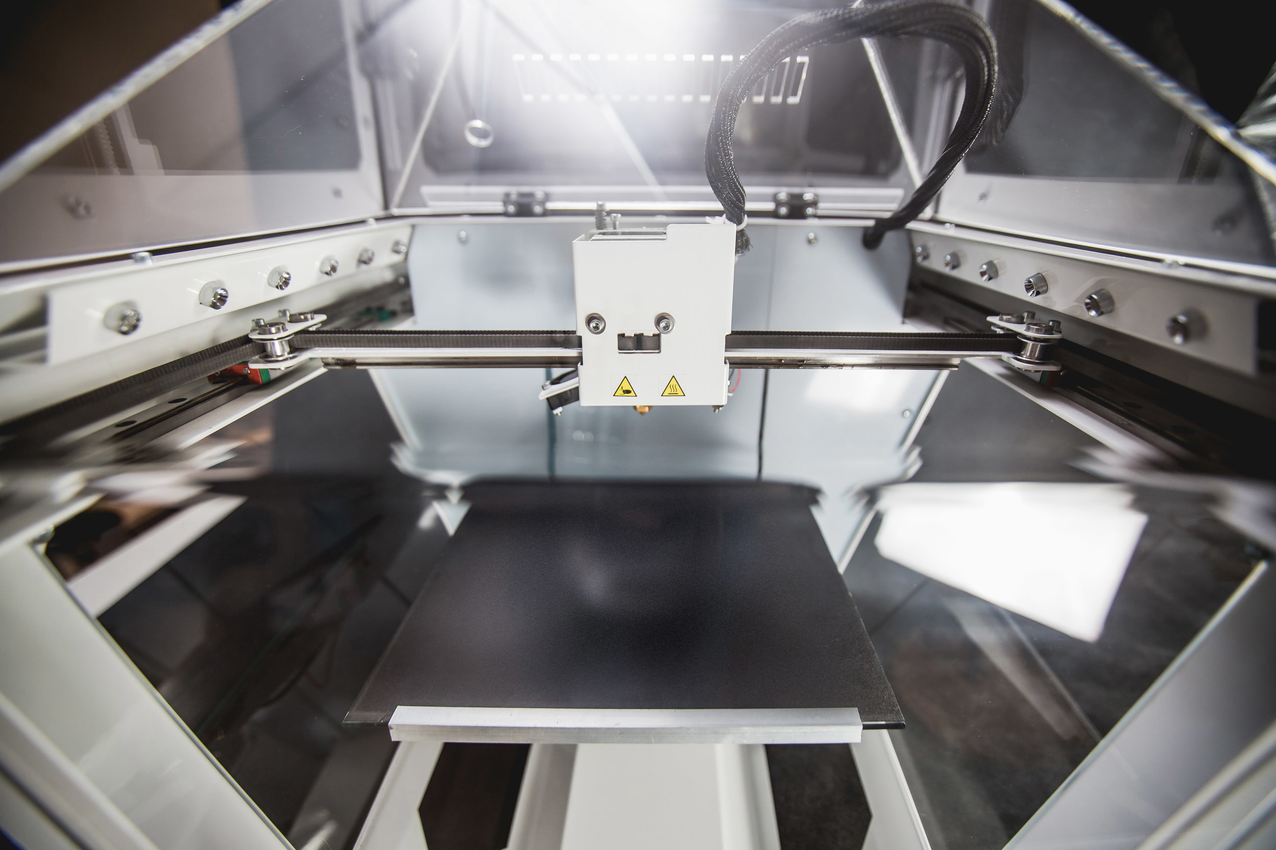  Inside the GEMform desktop 3D printer 