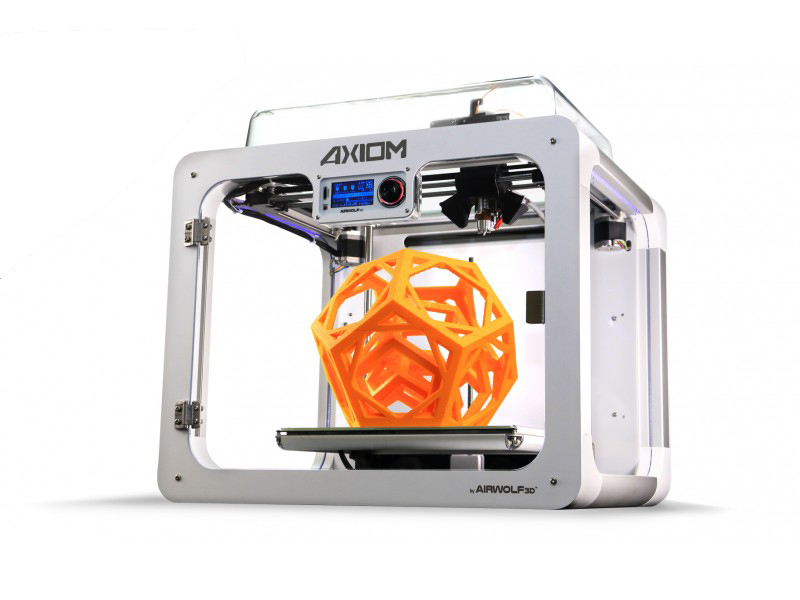  An AXIOM 3D printer from Airwolf3D equipped with a direct drive 