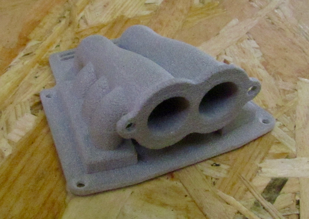  A sample print from the Sharebot SnowWhite powder-based 3D printer 