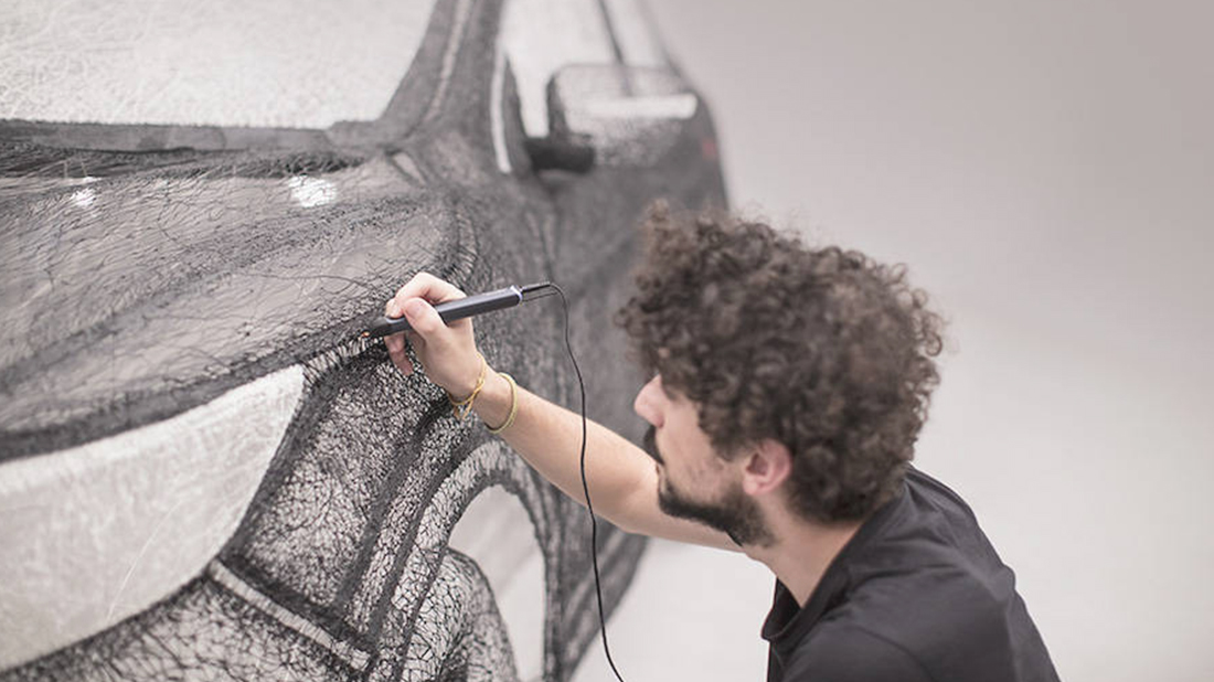  Sculpting a Nissan with only a 3D pen 