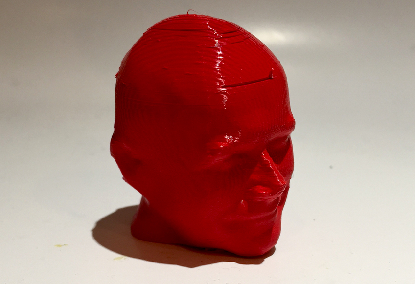  A Robert head 3D printed with Fiberlogy's FiberFlex 40D 