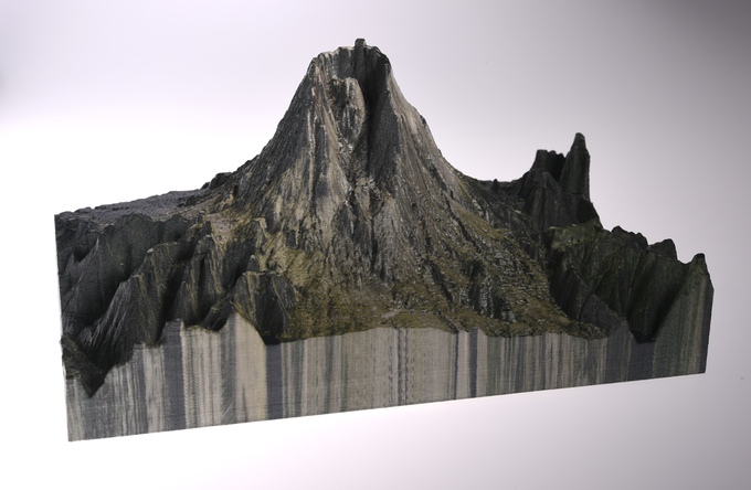  A full-color 3D model generated by Sightline Maps 