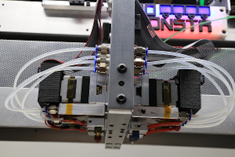  3D Monstr's T-Rex desktop 3D printer extruder 