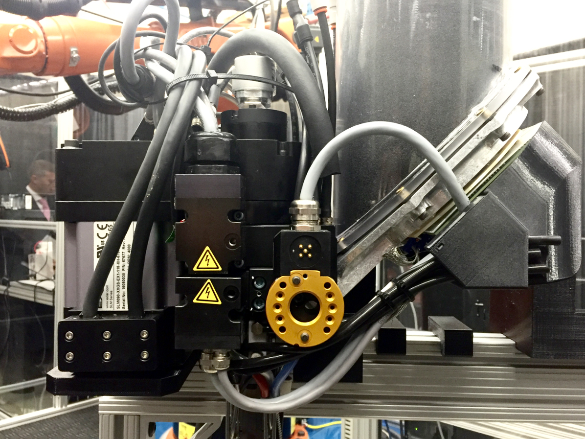  An alternate extruder for the Stratasys Robotic Composite 3D Demonstrator 