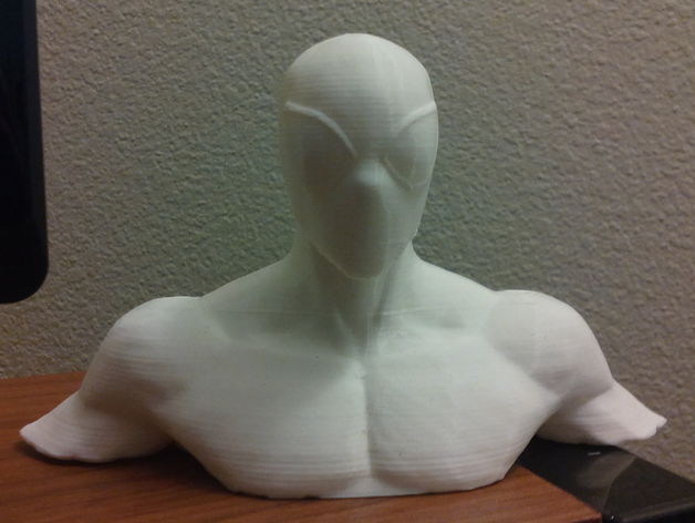  A spiderman bust found on Thingiverse 