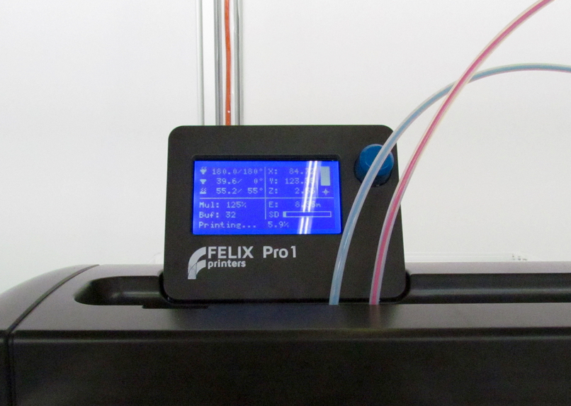  The FELIX Pro 1 has a couple of very interesting features 