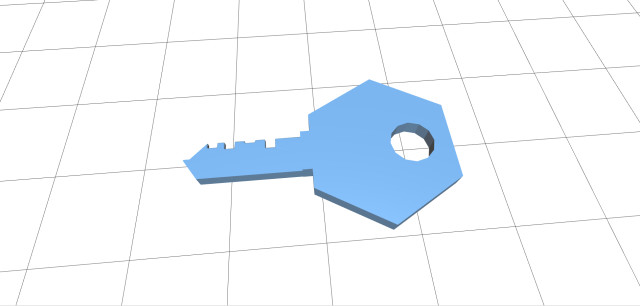  The 3D-printable model of the Safer Skies master key. (Image courtesy of Johnny Xmas.) 