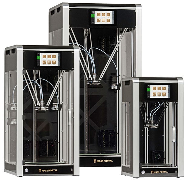  The Pharaoh series of delta 3D printers from MassPortal 