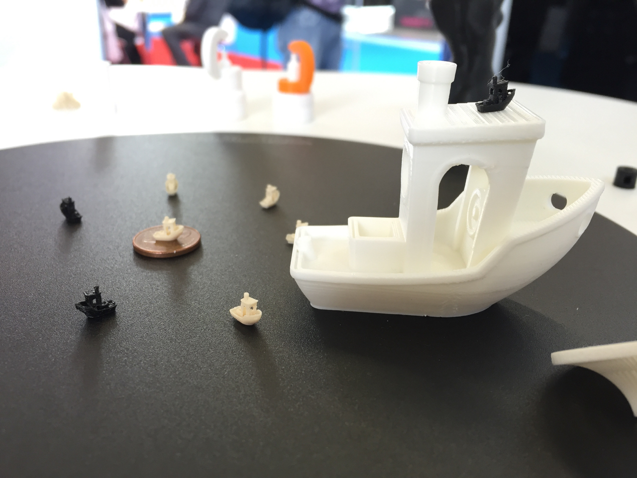  Incredibly tiny #3DBenchy 3D print benchmarks produced on the MassPortal Pharaoh 