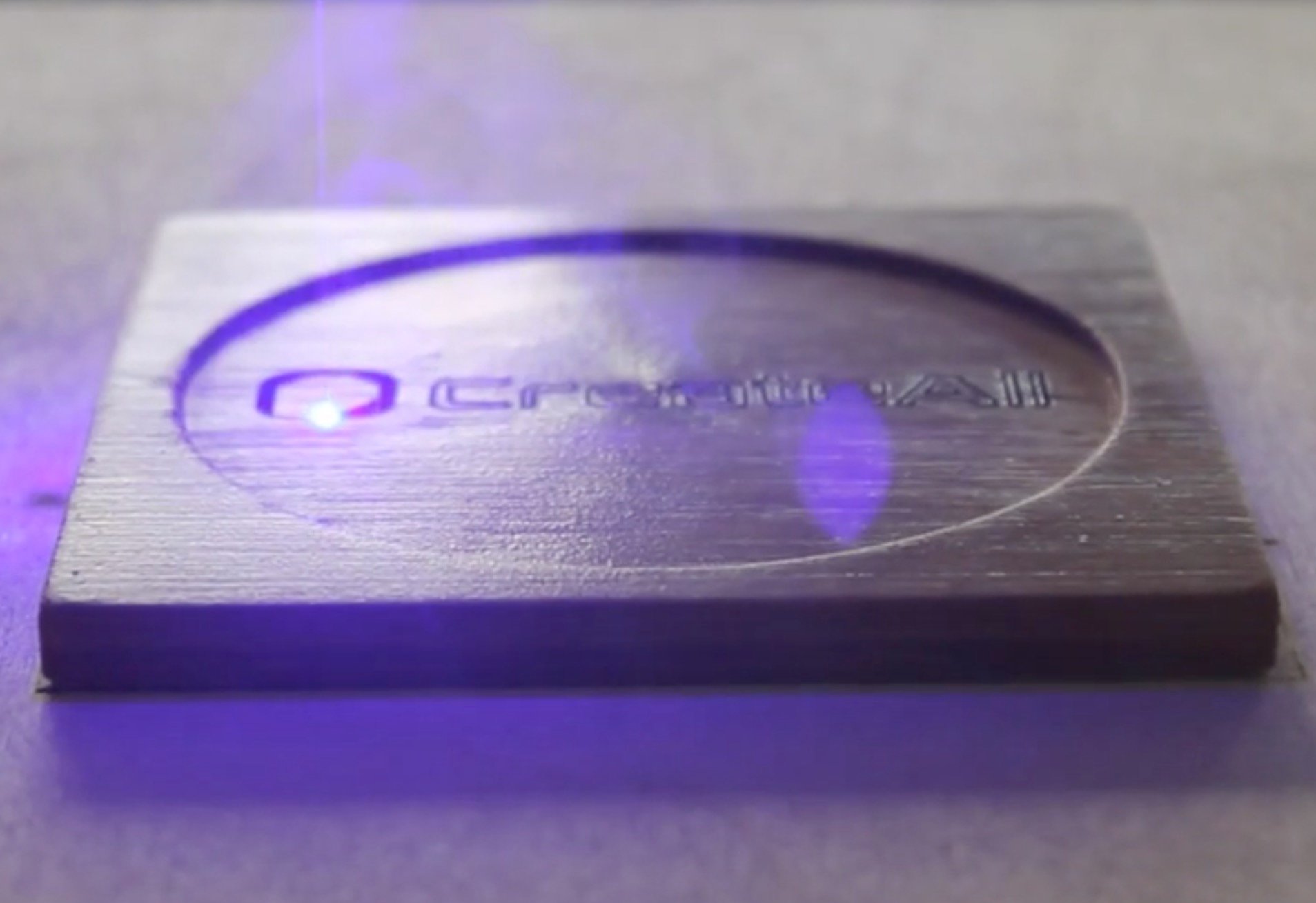  Laser etching with the Versa3D 