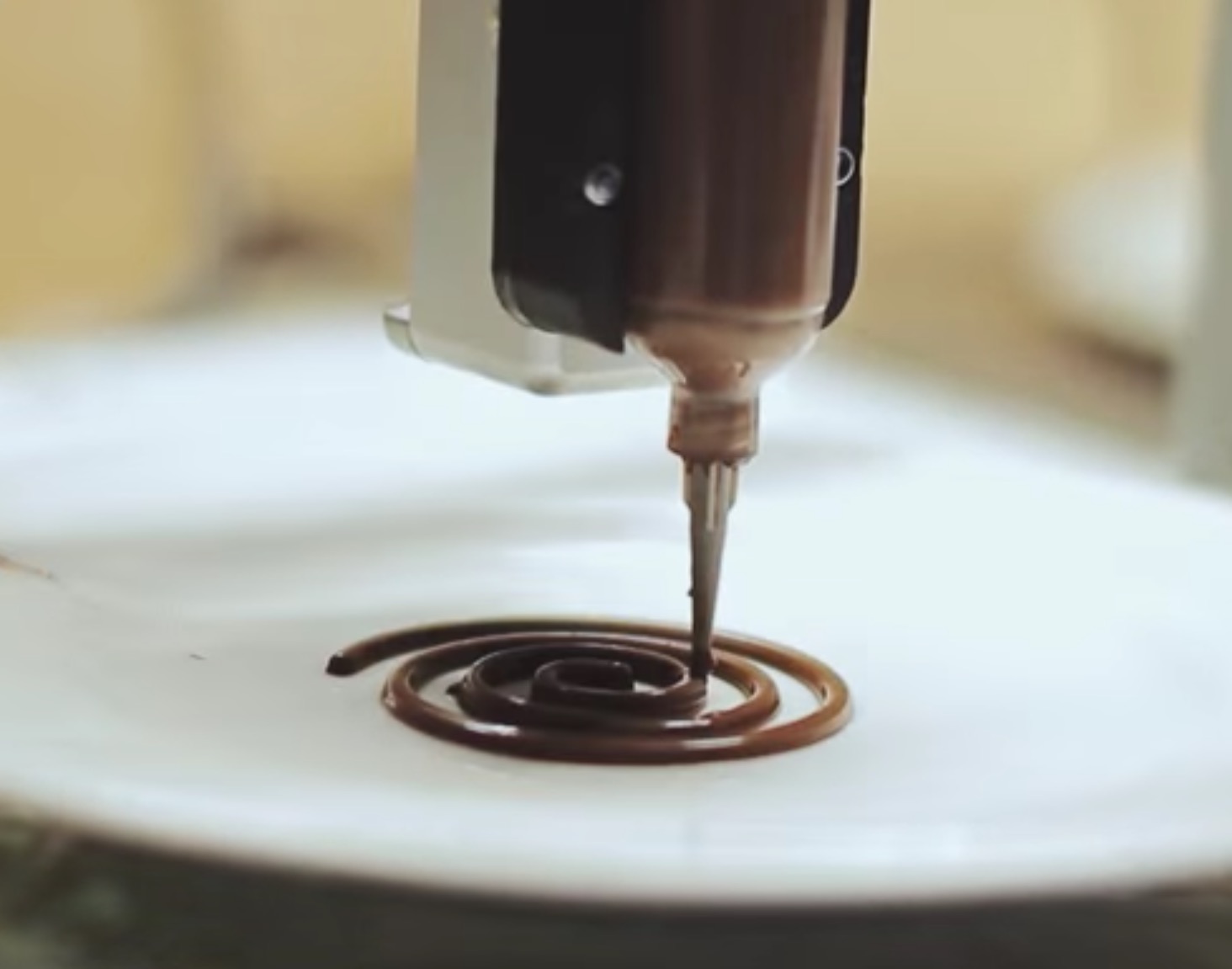  3D printing simple, 2D-style food 