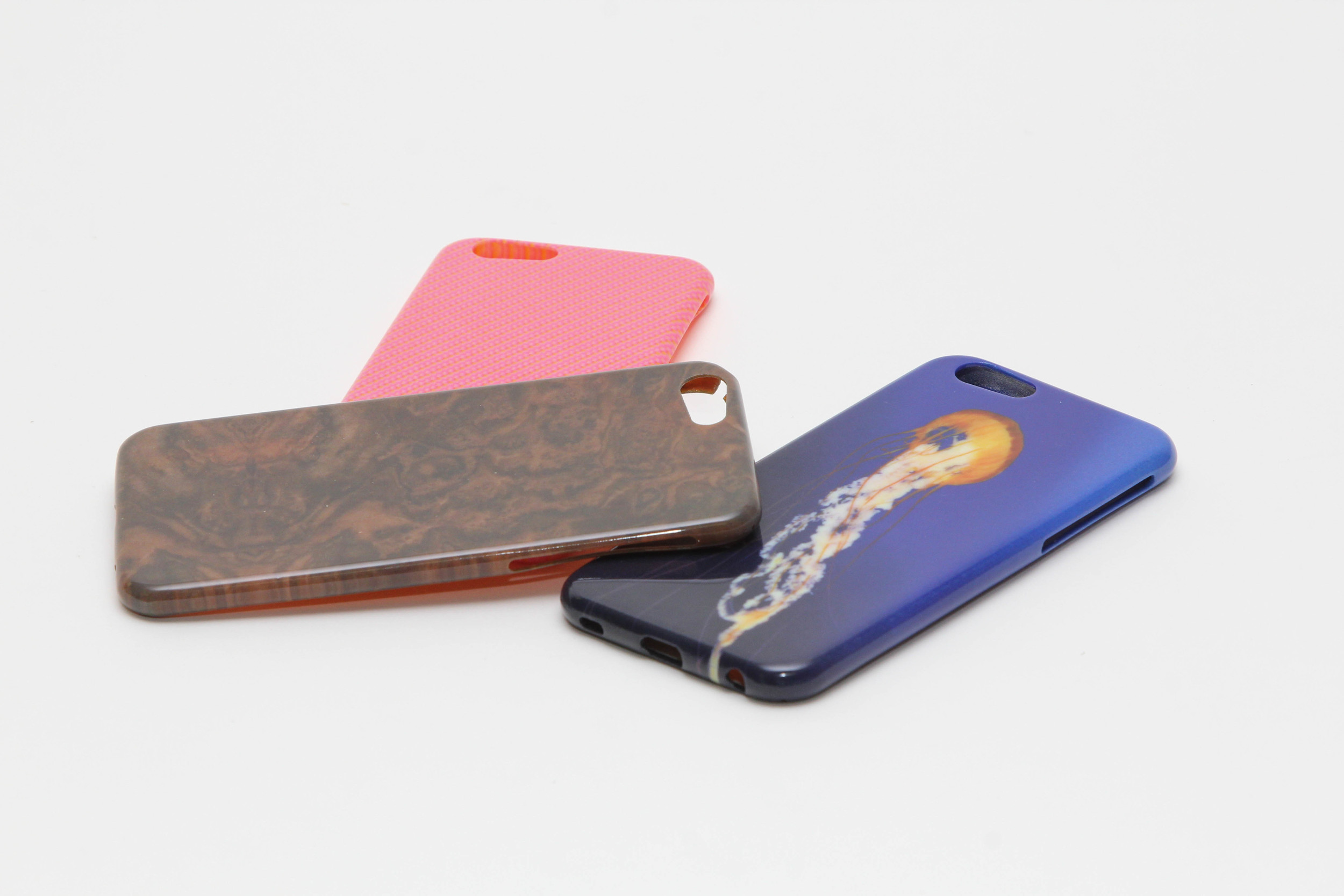  Sample smartphone cases made on Midwest Composite Technologies' full color J750 3D printer 