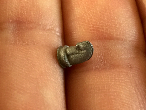  A near-microscopic metal 3D print from Höganäs' machine 