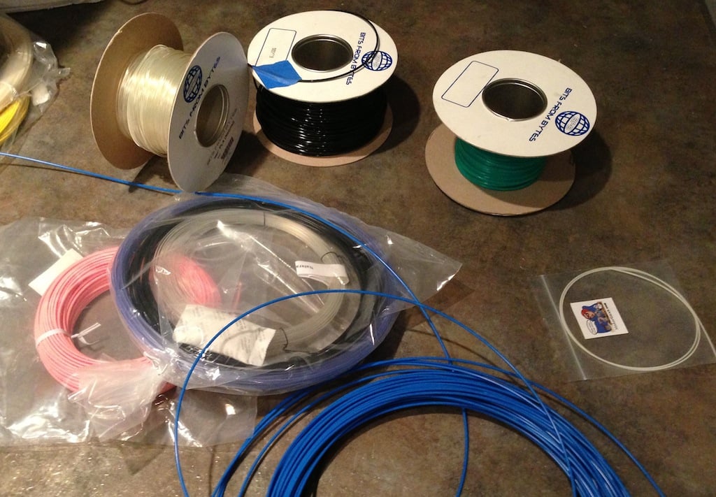  Some different kinds of 3D printer filament 