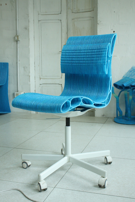  A fully functional 3D printed chair made on the DeltaWASP 