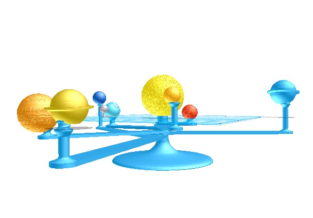  Solar system 3D model 