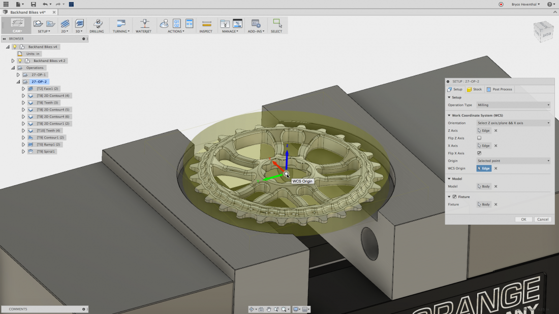  Fusion 360 CAM setup 