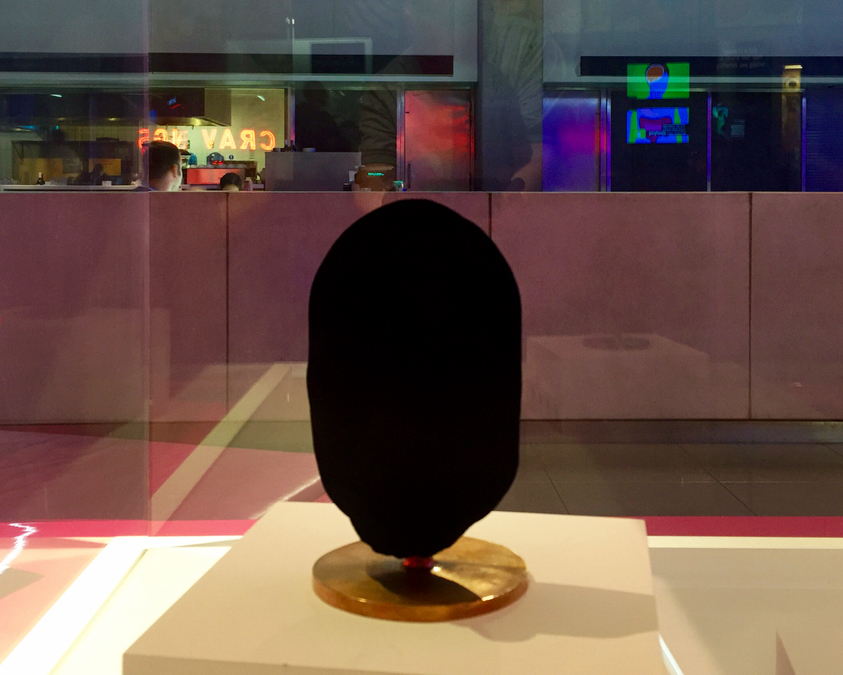  A sculpture coated with Vantablack, the world's darkest material 