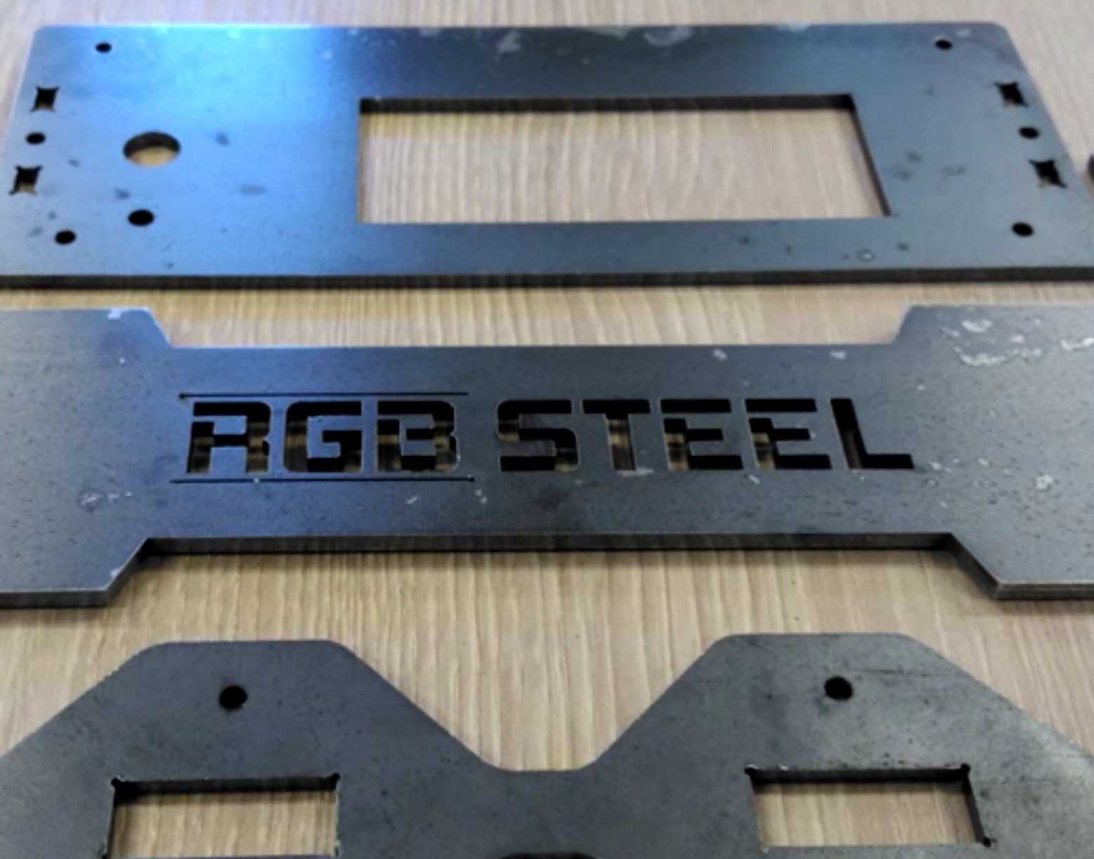  Some of the RGB Steel's steel parts 