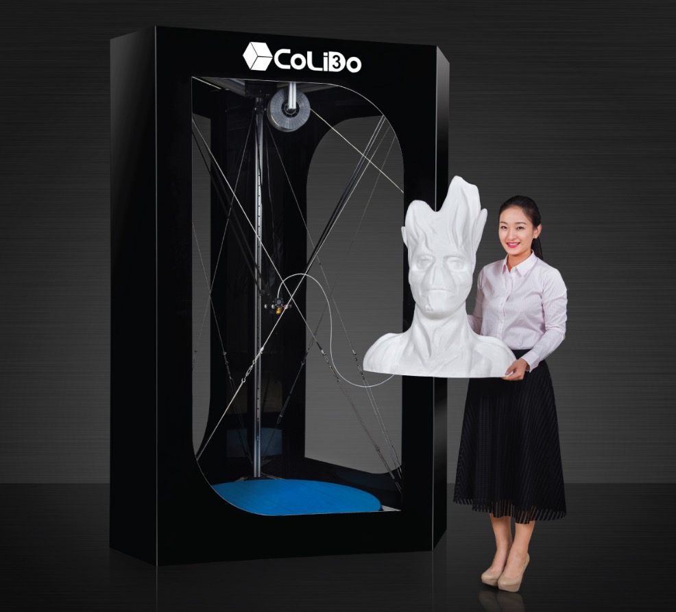  The CoLiDo Mega 3D printer is huge! 