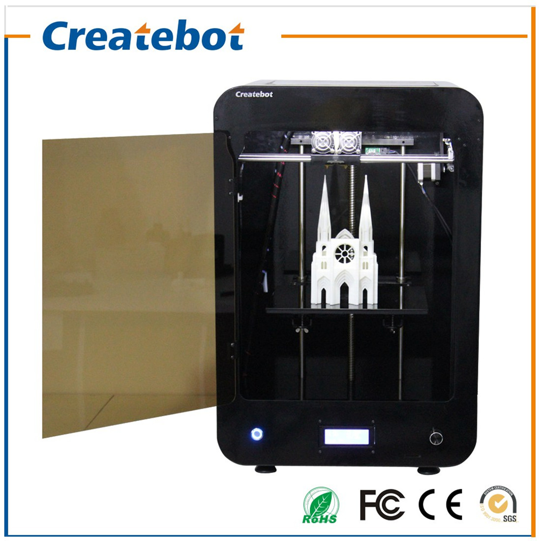  One of the several CreateBot 3D printer models 