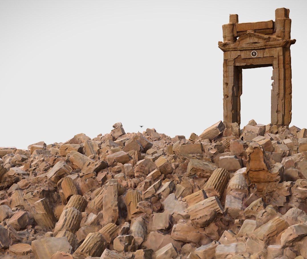  3D model of the destroyed Temple of Bel in Syria 