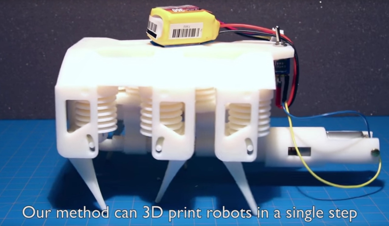  MIT's liquid and solid 3D printed robot 