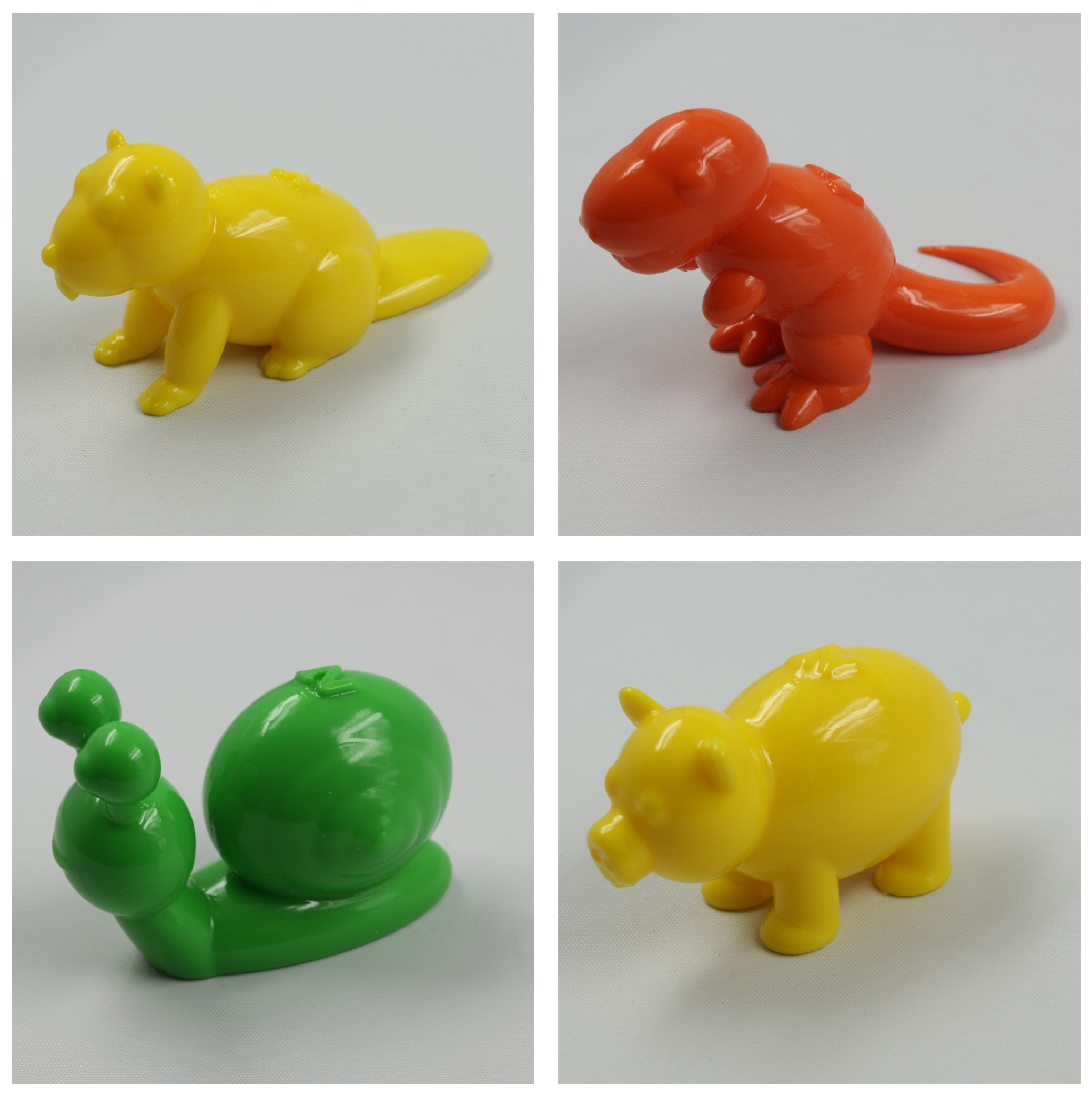  Sample 3D prints from Polymaker's new smoothing process using PolySmooth filament and the PolySher smoothing system 