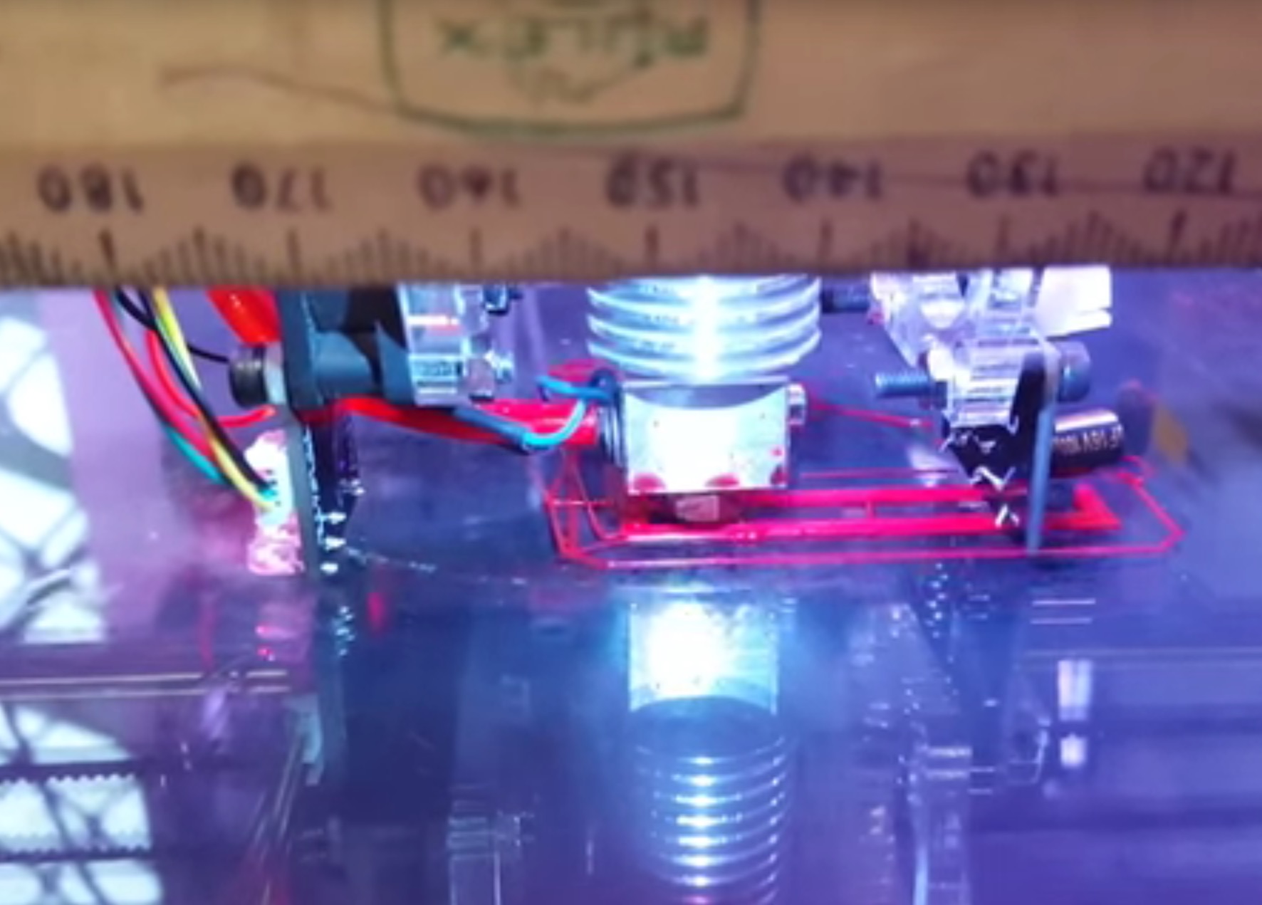  3D printing with magnetic axis error detection 