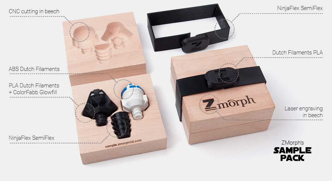  Incredible multi-fabricated gift box using the ZMorph 2 SX 