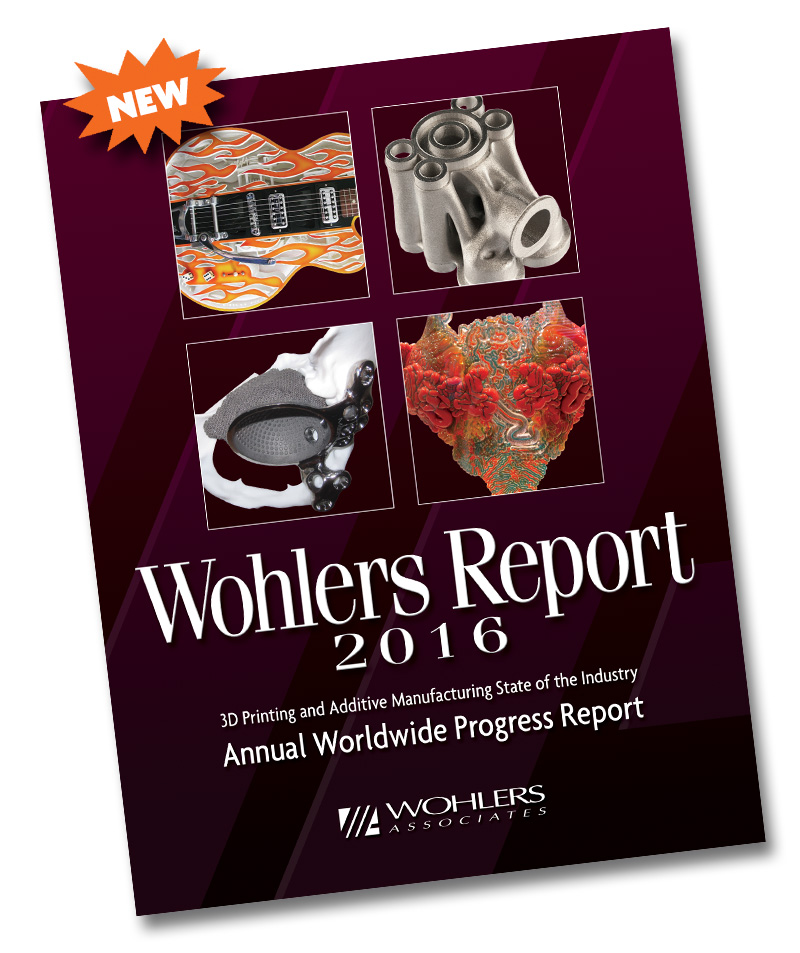 Wohlers 2016 3D printing report cover 